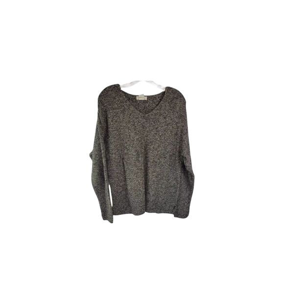 ORVIS Sweater Cable Knit Brown Marbled Thick Fisherman MEDIUM - Picture 1 of 5